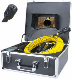 質  145° Angle Drain Sewer Pipe Inspection Camera 7inch High Accurate 工場