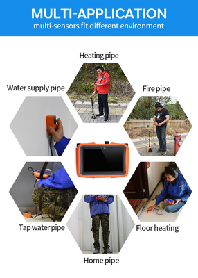 多センサー 屋外と屋内 5m 深さの水道漏れ検出器 Pqwt-L5000