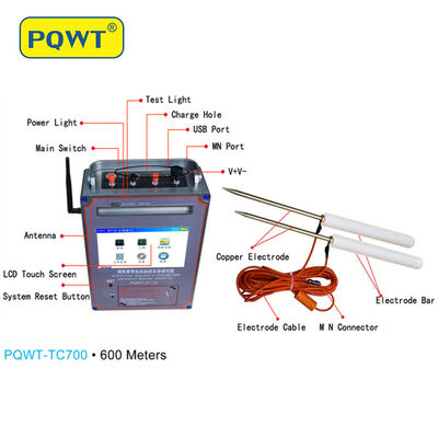 プロフェッショナル 水検知器 PQWT TC700 自動マッピング ボーリング孔 深層地下水探査機 600m