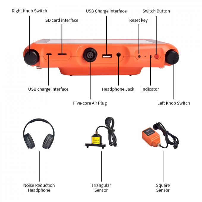 Pqwt-L50 室内 50 センチメートルのパイプラインの水漏れ検出器 1