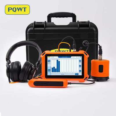 PQWT-125B AI漏水認識とデュアルメンブレン共鳴を備えた漏水検知器、水道管探知で±1mの精度